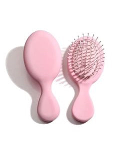 Mini angel pink hair brush